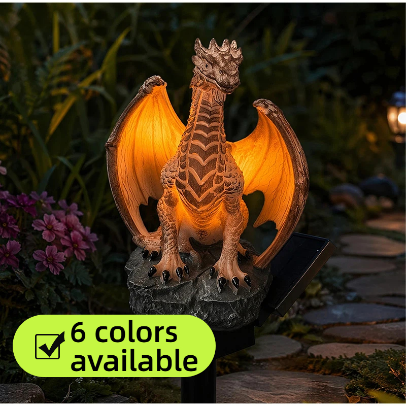 Smart Garden Solar - Dragon Legacy Golden Ember Edition Solar-Gartenleuchte,
