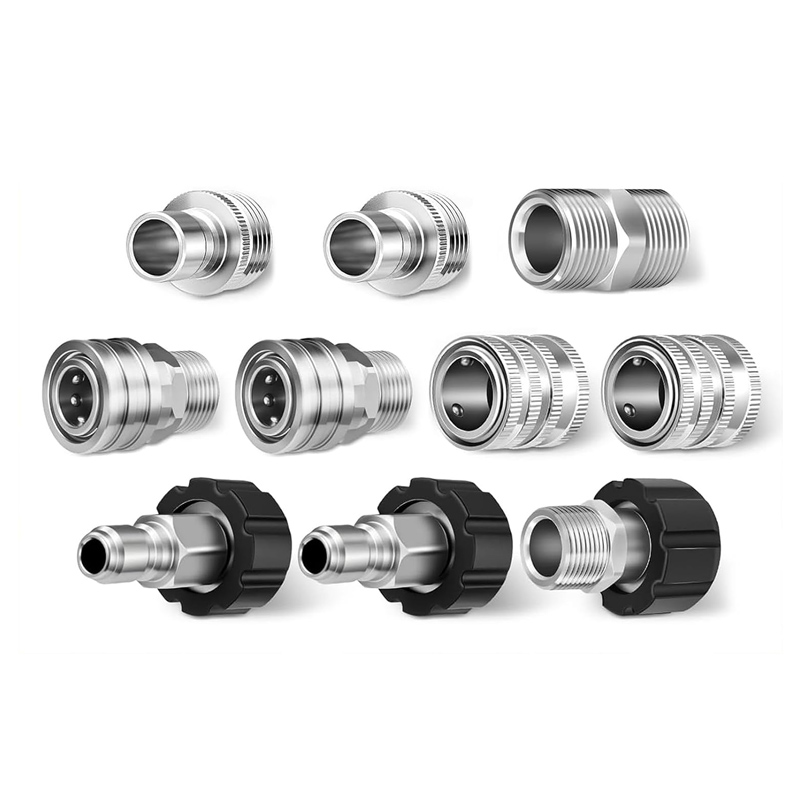 Smart Garden Hub - 10PCS Hochdruckreiniger-Adapter-Set M22-14mm auf 3/8