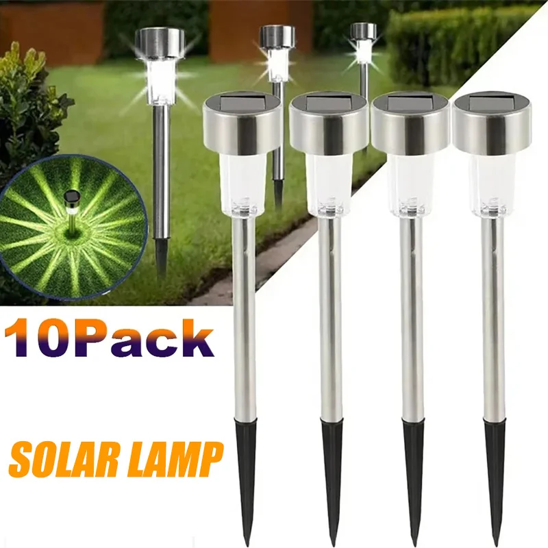 Smart Garden Solar - Solar-Außenleuchten, Gartenlampe, solarbetrieben, wasserdicht, Landschaftspfad im
