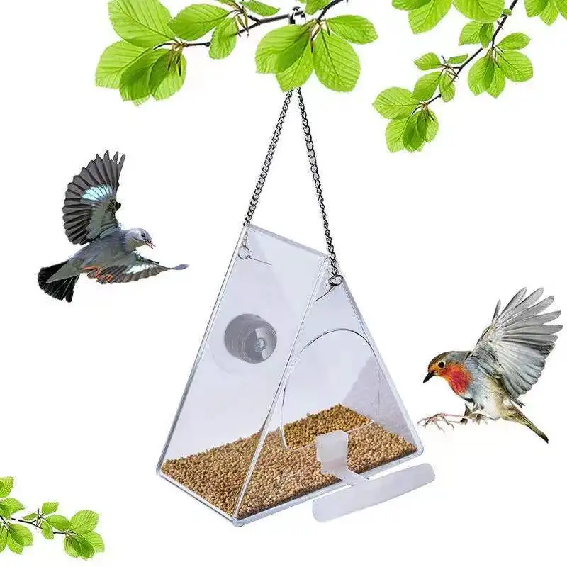 Smart Bird Feeder Camera - 2023 Intelligenter Vogelfutterspender aus Acryl mit