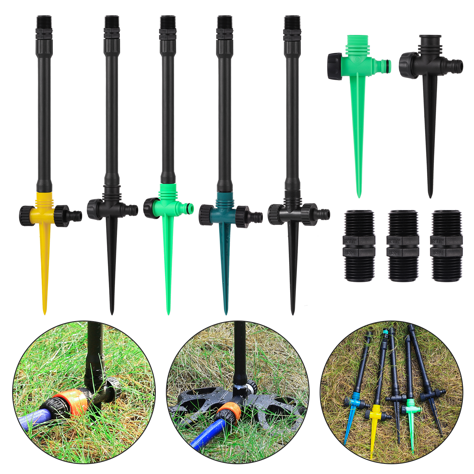Smart Garden Hub - 1/2 Zoll Gewinde Verlängerungsstange Sprinklerhalter Rasensprinkler
