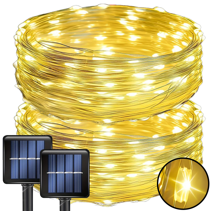 Smart Garden Light - 1 stücke Solar LED Lichterketten Wasserdichte