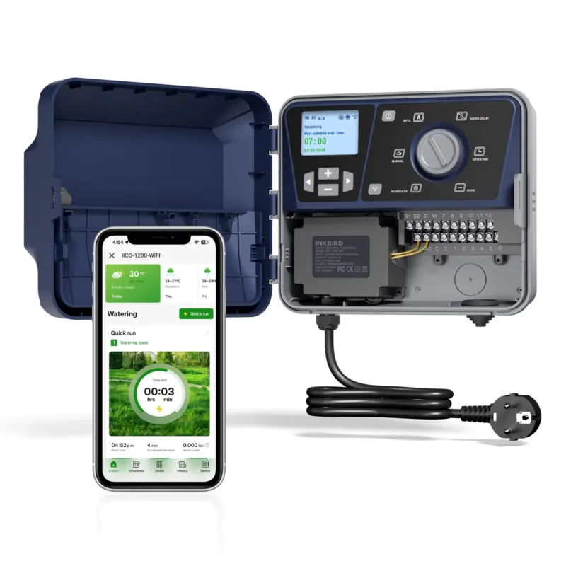 Wifi Irrigation Timer - Inkbird 12-Kanal Smart Sprinkler Controller WLAN
