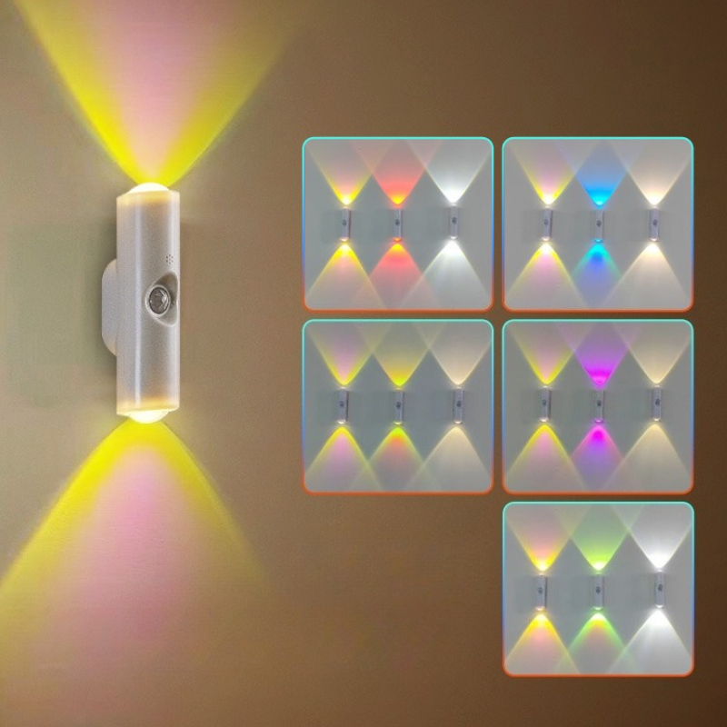 Smart Garden Light - Intelligentes RGB-Nachtlicht mit Farbverlauf, magnetischer Bewegungsmelder,