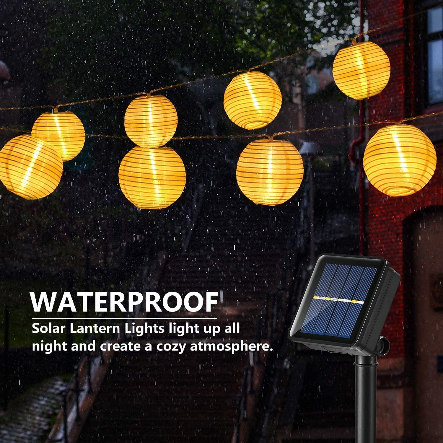 Wasserdichte Laterne, Solar-Li – Smart Garden Light Bewertung und Preis