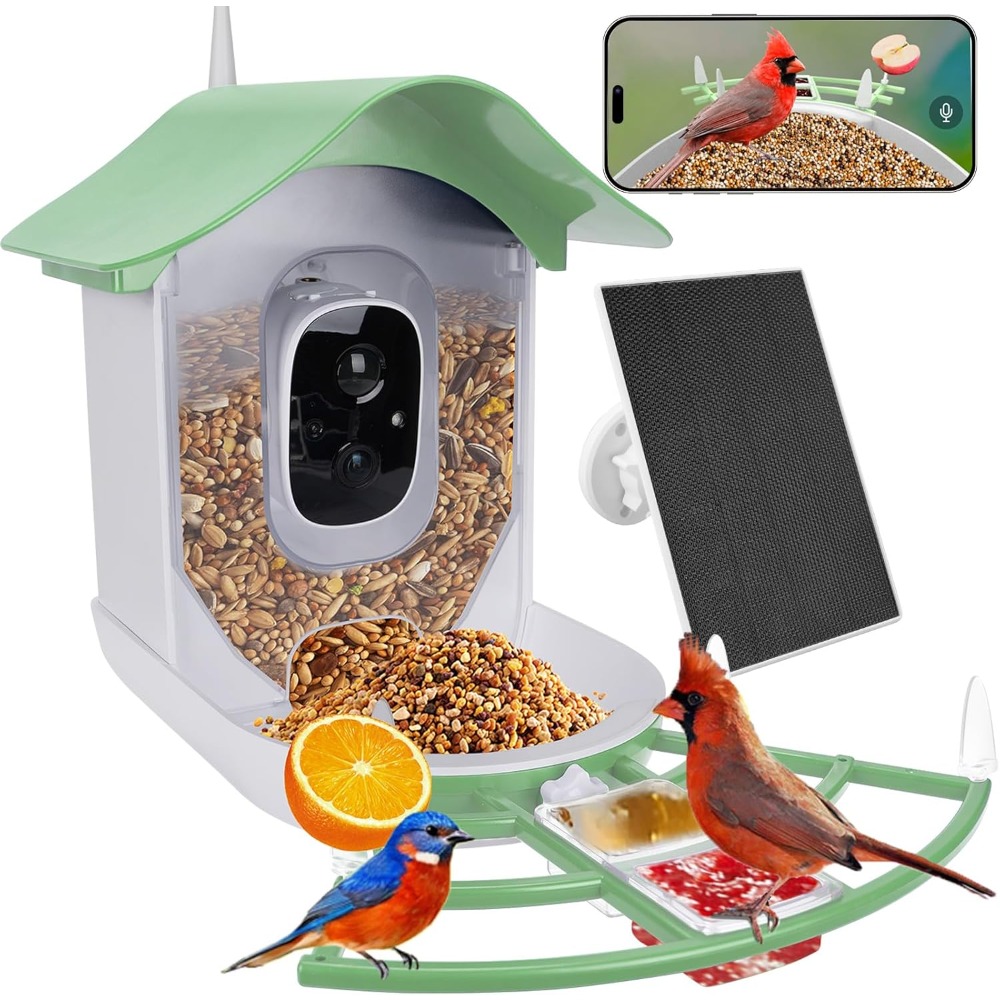 Solarbetriebener intelligenter – Smart Bird Feeder Camera Bewertung und Preis