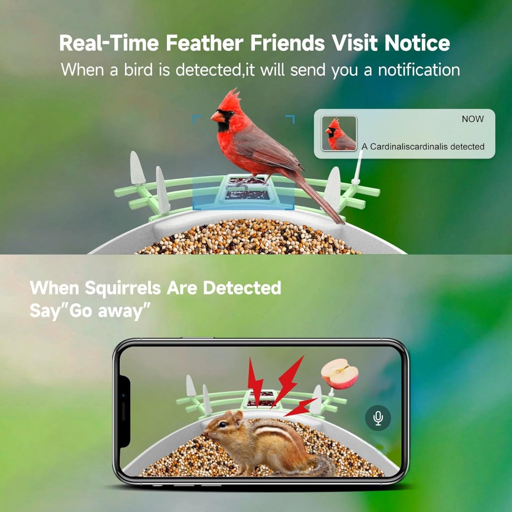 Solarbetriebener intelligenter – Smart Bird Feeder Camera Bewertung und Preis