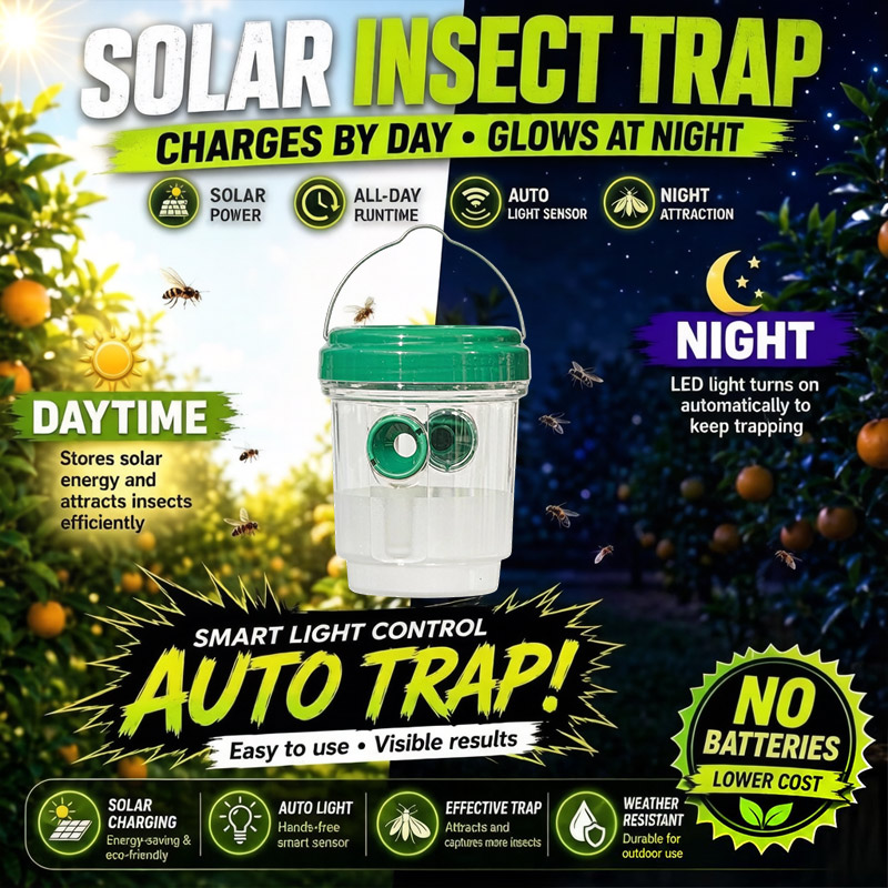 Solarbetriebene Fruchtfliegenf – Smart Garden Solar Bewertung und Preis
