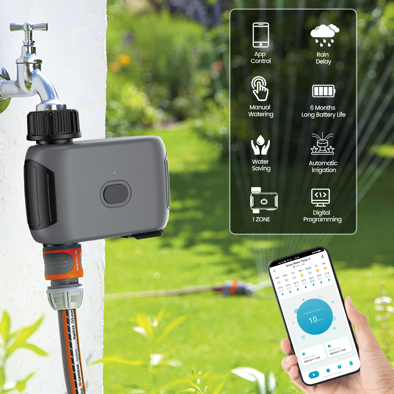 INSOMA Automatische Pflanzenbe – Wifi Irrigation Timer Bewertung und Preis