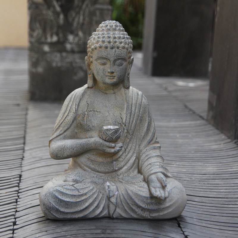Harz Solar Buddha Statue Skulp – Smart Garden Solar Bewertung und Preis