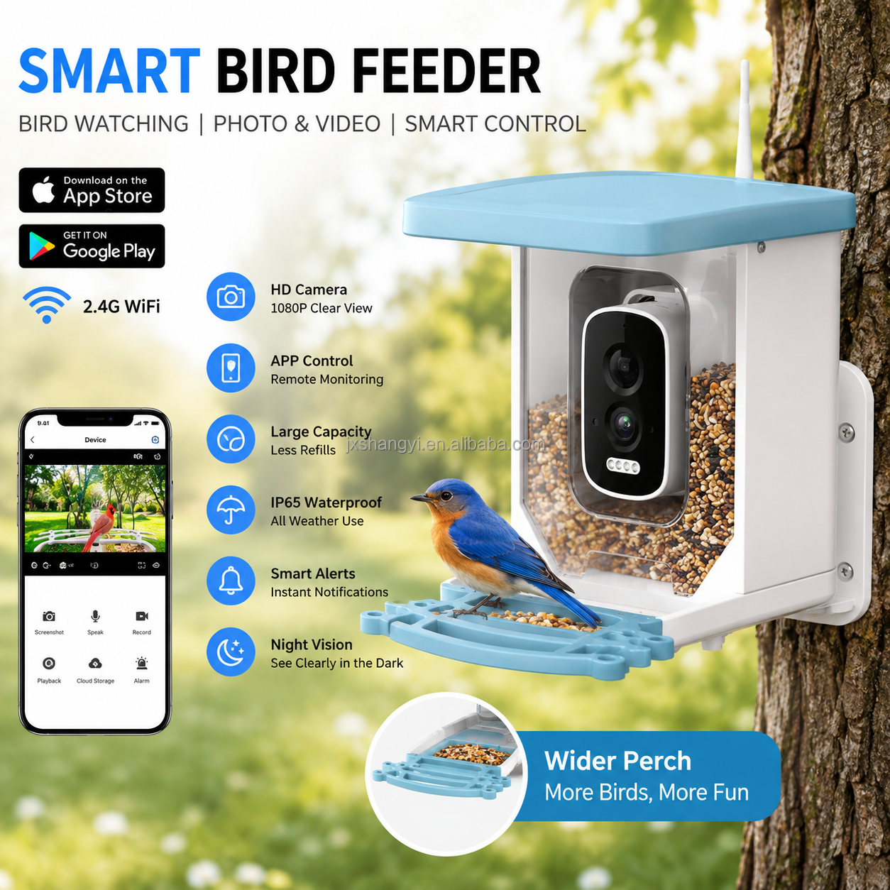 Fabrik-OEM Umweltfreundlicher  – Smart Bird Feeder Camera Bewertung und Preis