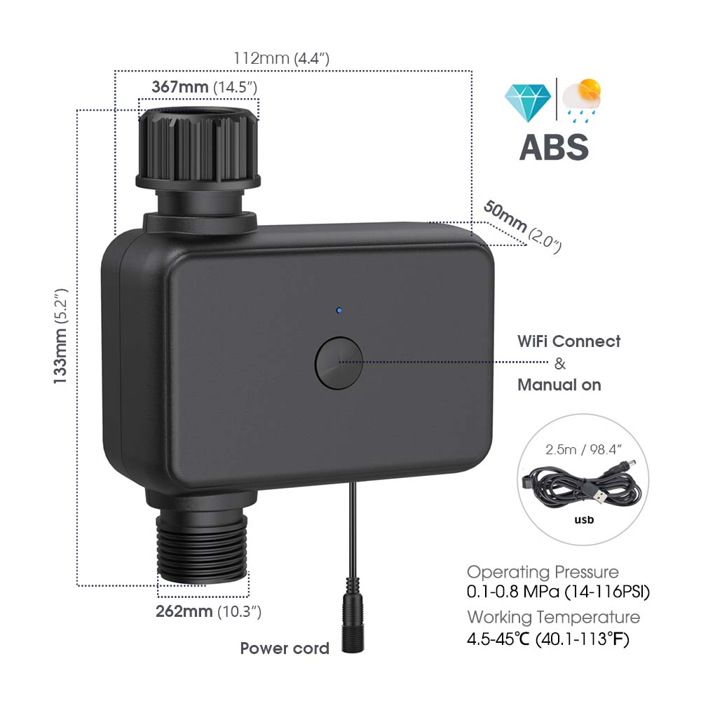 30–10 m Garten-Dualband-WiFi-T – Wifi Irrigation Timer Bewertung und Preis