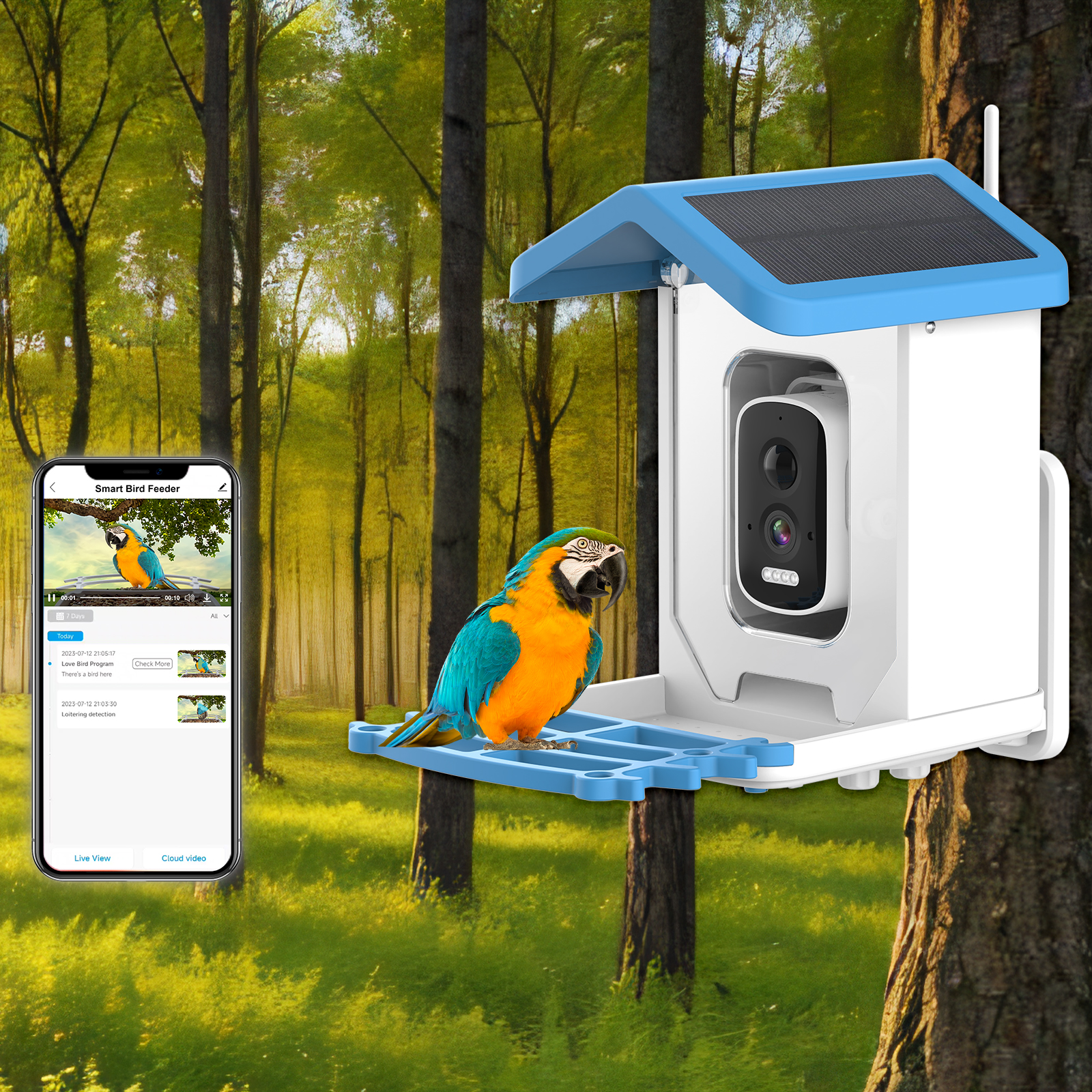 Solarbetriebene 5-Megapixel-WL – Smart Bird Feeder Camera Bewertung und Preis