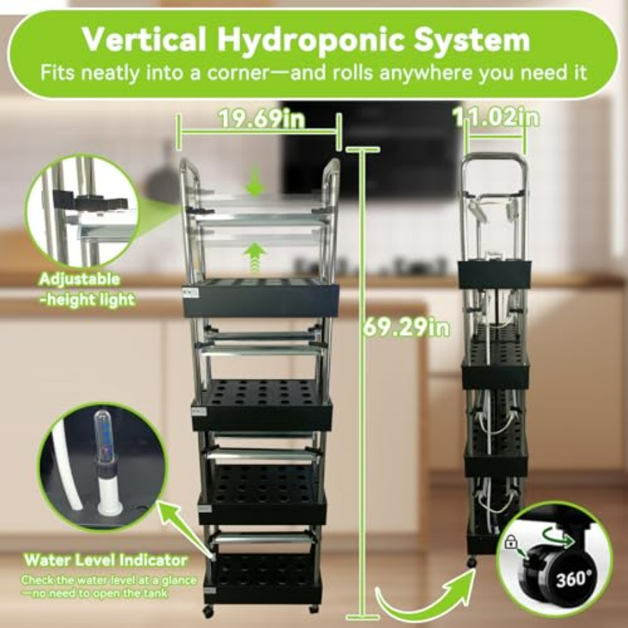 Indoor-Hydrokultur-Anbausystem – Smart Garden Light Bewertung und Preis