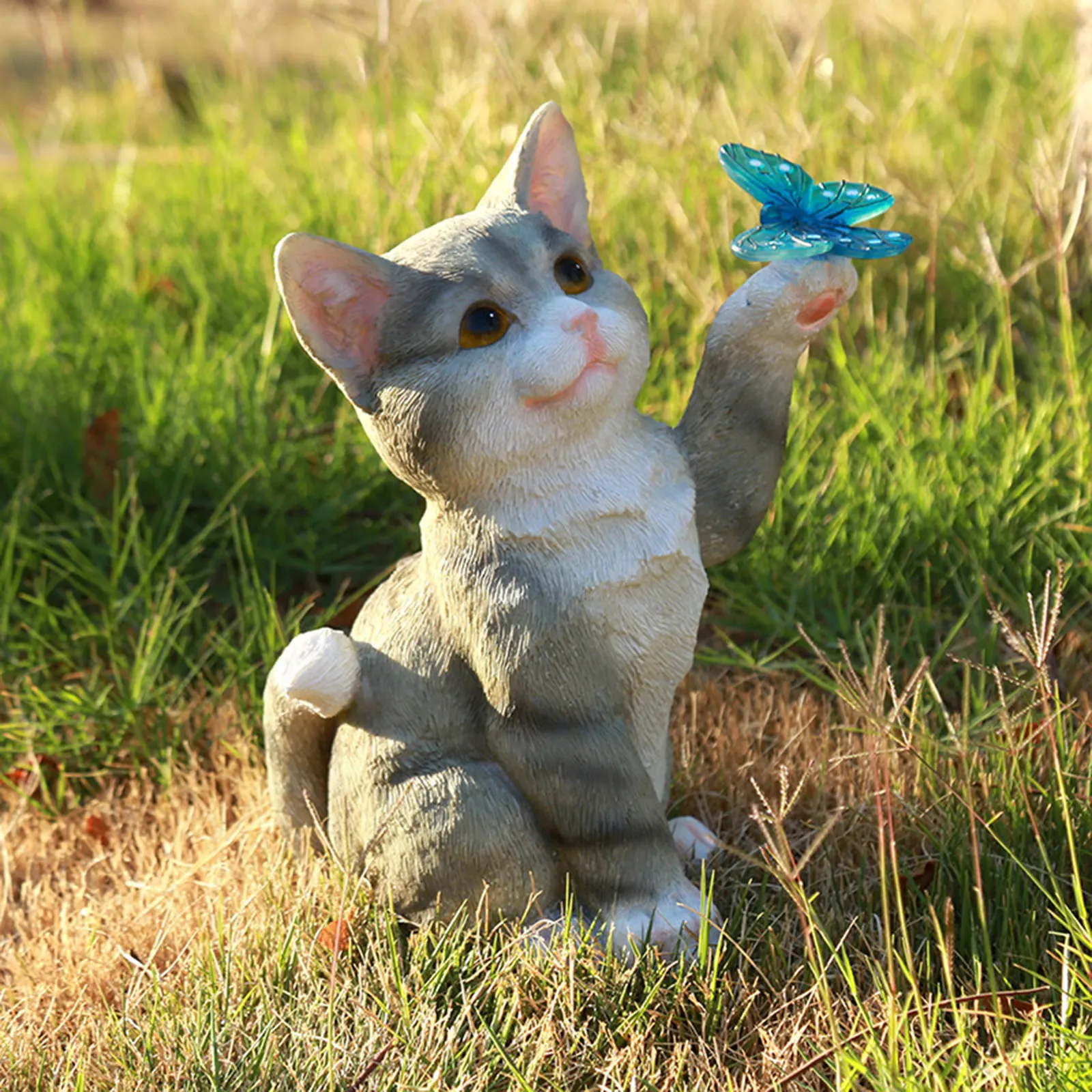 Outdoor Katze Skulptur Figur A – Smart Garden Solar Bewertung und Preis