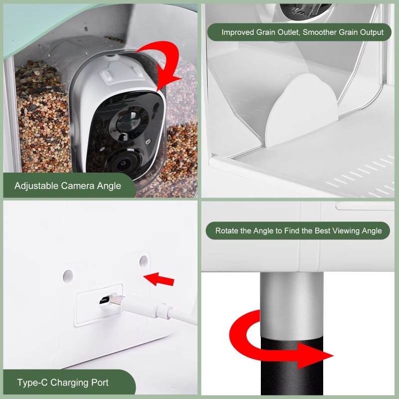 Smart Bird Feeder Nachtsicht-I – Smart Bird Feeder Camera Bewertung und Preis