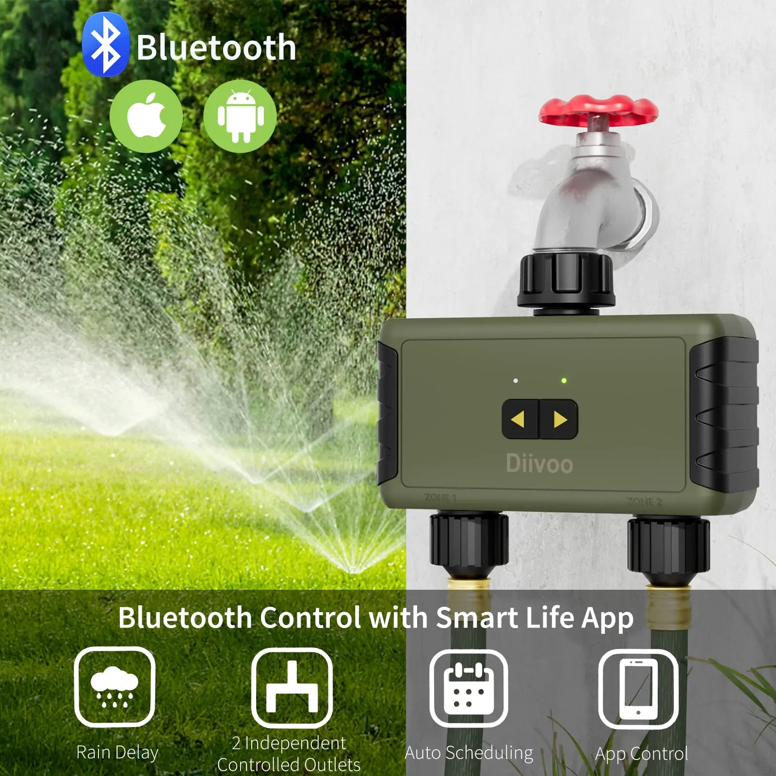 Diivoo Zeitgesteuerter Sprinkl – Smart Garden Hose Timer Bewertung und Preis