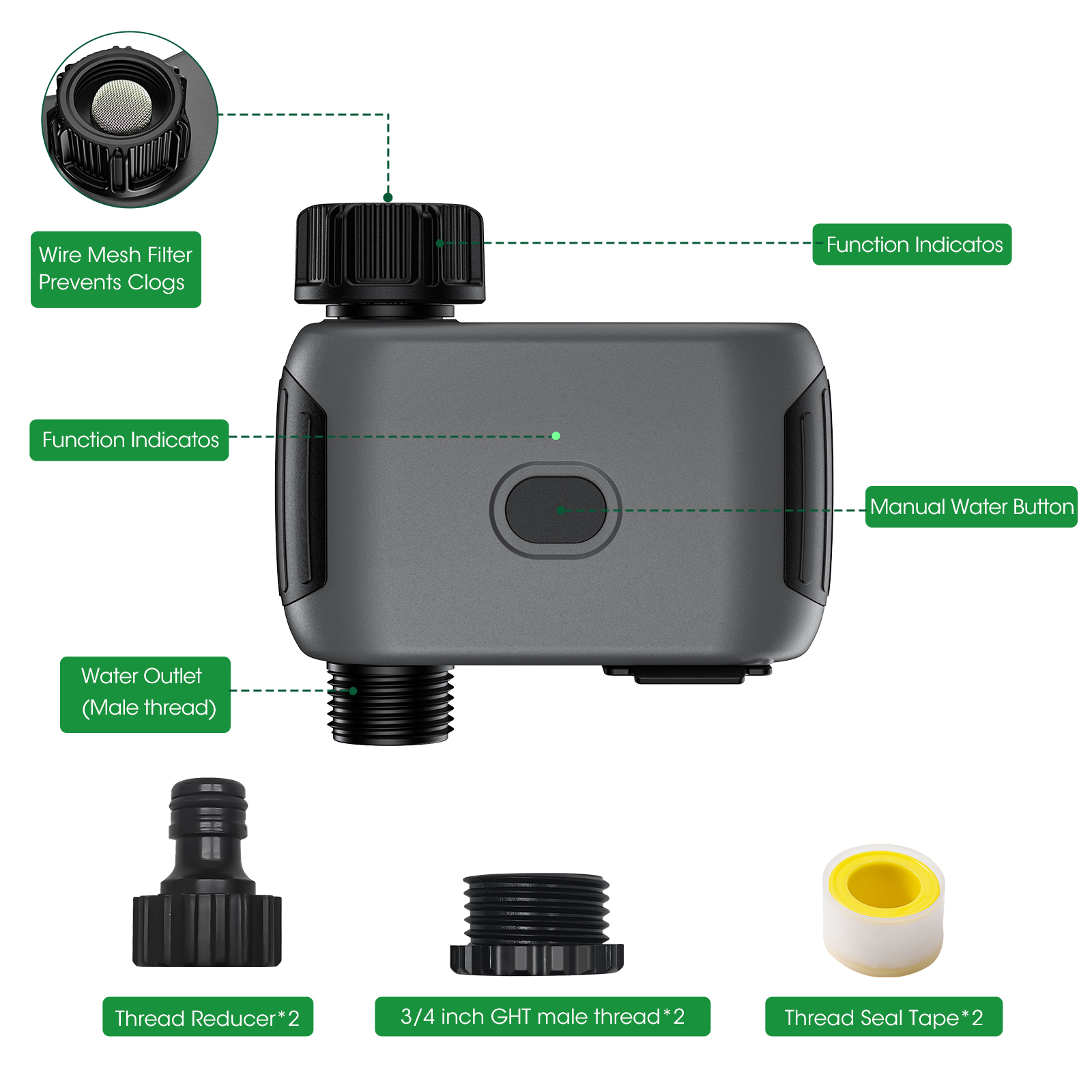 Insoma Wifi Sprinkler Timer Au – Wifi Irrigation Timer Bewertung und Preis